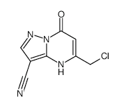 5-(Chloromethyl)-4,7-dihydro-7-oxopyrazolo[1,5-a]pyrimidine-3-carbonitrile structure, CAS 329213-60-7