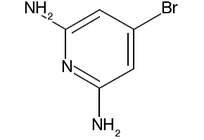 4-Bromo-2,6-diaminopyridine structure, CAS 329974-09-6