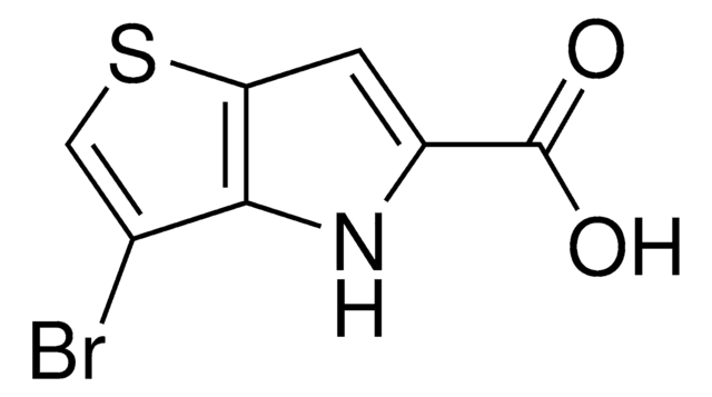 3-Bromo-4H-thieno[3,2-b]pyrrole-5-carboxylic acid structure, CAS 332099-36-2