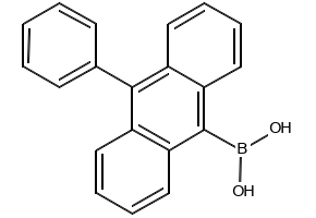 (10-Phenylanthracen-9-yl)boronic acid structure, CAS 334658-75-2