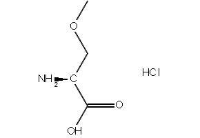 (S)-2-Amino-3-methoxypropionic acid hydrochloride structure, CAS 336100-47-1
