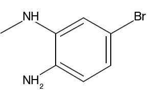 4-Bromo-2-methylaminoaniline structure, CAS 337915-79-4