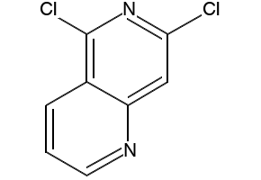 5,7-Dichloro-1,6-naphthyridine structure, CAS 337958-60-8
