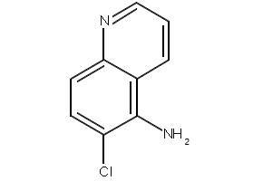 5-Amino-6-chloroquinoline structure, CAS 341010-40-0