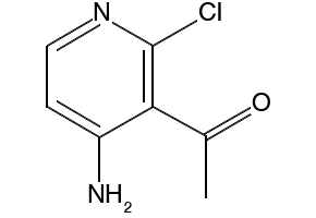 1-(3-Amino-2-chloropyridin-4-yl)ethanone structure, CAS 342899-35-8