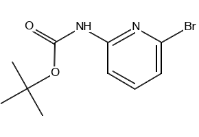 6-Bromo-2-tert-butoxycarbonylaminopyridine structure, CAS 344331-90-4