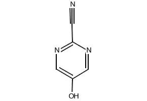 5-Hydroxy-2-pyrimidinecarbonitrile structure, CAS 345642-86-6