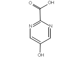 5-Hydroxy-2-pyrimidinecarboxylic acid structure, CAS 345642-87-7