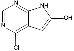 4-Chloro-5H-pyrrolo[2,3-d]pyrimidin-6(7H)-one structure, CAS 346599-63-1