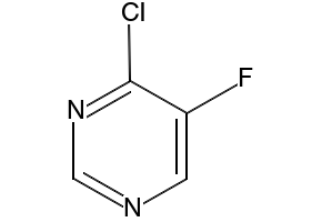 4-Chloro-5-fluoropyrimidine structure, CAS 347418-42-2