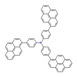 4,4',4''-Tri(1-pyrenyl)triphenylamine structure, CAS 349669-77-8