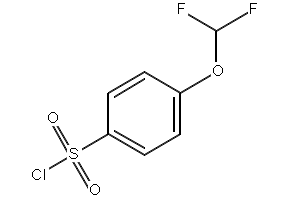 4-(Difluoromethoxy)benzenesulfonyl chloride structure, CAS 351003-34-4