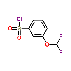3-(Difluoromethoxy)benzenesulfonyl chloride structure, CAS 351003-38-8