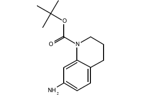 tert-Butyl 7-amino-3,4-dihydroquinoline-1(2H)-carboxylate structure, CAS 351324-70-4
