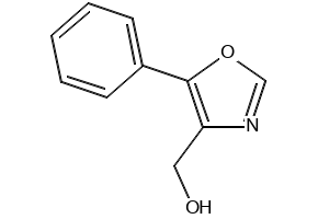 5-Phenyl-1,3-oxazole-4-methanol structure, CAS 352018-88-3