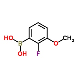 2-Fluoro-3-methoxybenzeneboronic acid structure, CAS 352303-67-4