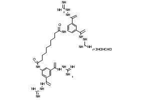 Semapimod structure, CAS 352513-83-8