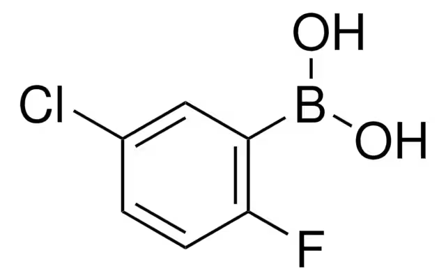 5-Chloro-2-fluorobenzeneboronic acid structure, CAS 352535-83-2
