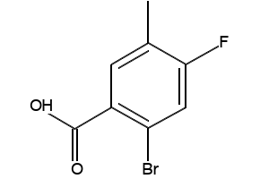 4-Bromo-2-fluoro-5-nitrobenzoic acid structure, CAS 355423-16-4
