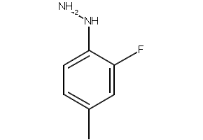 (4-Fluoro-2-methylphenyl)hydrazine structure, CAS 356534-04-8