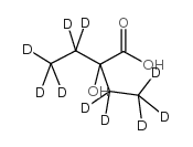 2-Ethyl-D5-2-hydroxybutyric-3,3,4,4,4-D5 acid structure, CAS 358731-27-8
