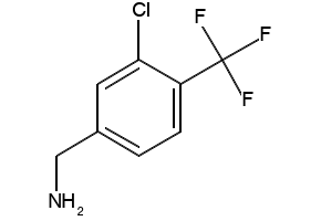 3-Chloro-4-(trifluoromethyl)benzylamine structure, CAS 361393-93-3