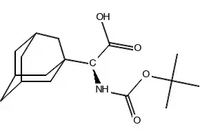 N-Boc-L-Adamantylglycine structure, CAS 361441-97-6