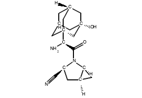 Saxagliptin structure, CAS 361442-04-8