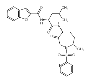N-[(1S)-1-[[[(4R,7S)-Hexahydro-7-methyl-3-oxo-1-(2-pyridinylsulfonyl)-1H-azepin-4-yl]amino]carbonyl]-3-methylbutyl]-2-benzofurancarboxamide structure, CAS 362507-64-0