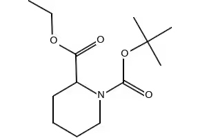 Ethyl 1-Boc-piperidine-2-carboxylate structure, CAS 362703-48-8