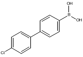 4'-Chloro-4-biphenylboronic acid structure, CAS 364044-44-0