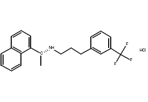 Cinacalcet hydrochloride structure, CAS 364782-34-3
