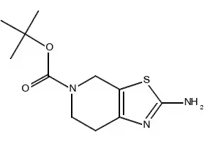 tert-Butyl 2-amino-6,7-dihydrothiazolo[5,4-c]pyridine-5(4H)-carboxylate structure, CAS 365996-05-0