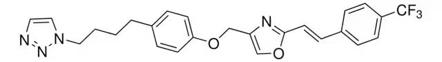Mubritinib structure, CAS 366017-09-6