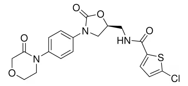 Rivaroxaban structure, CAS 366789-02-8