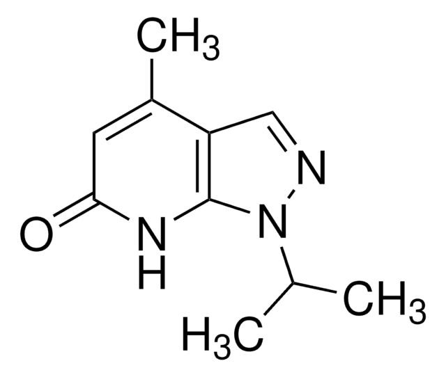 1,7-Dihydro-1-[(4-methoxyphenyl)methyl]-4H-pyrazolo[3,4-b]pyridin-4-one structure, CAS 370866-00-5