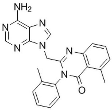 2-[(6-Amino-9H-purin-9-yl)methyl]-5-methyl-3-(2-methylphenyl)-4(3H)-quinazolinone structure, CAS 371242-69-2