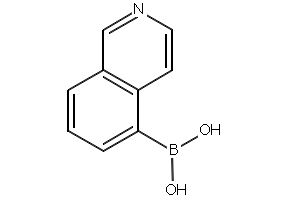 Isoquinoline-5-boronic acid structure, CAS 371766-08-4