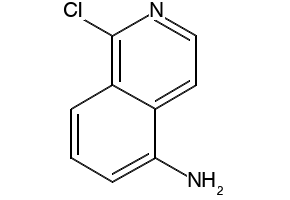 5-Amino-1-chloroisoquinoline structure, CAS 374554-54-8