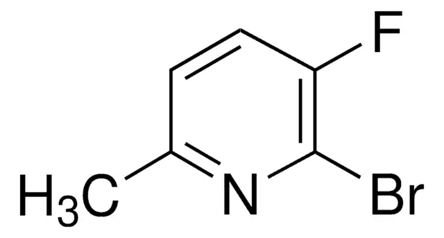 2-Bromo-3-fluoro-6-methylpyridine structure, CAS 374633-36-0