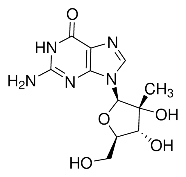 2'-C-Methylguanosine structure, CAS 374750-30-8