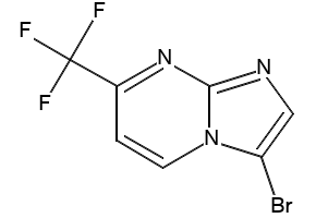 3-Bromo-7-(trifluoromethyl)imidazo[1,2-a]pyrimidine structure, CAS 375857-65-1