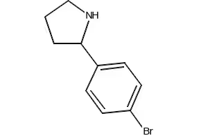 2-(4-Bromophenyl)pyrrolidine structure, CAS 383127-22-8