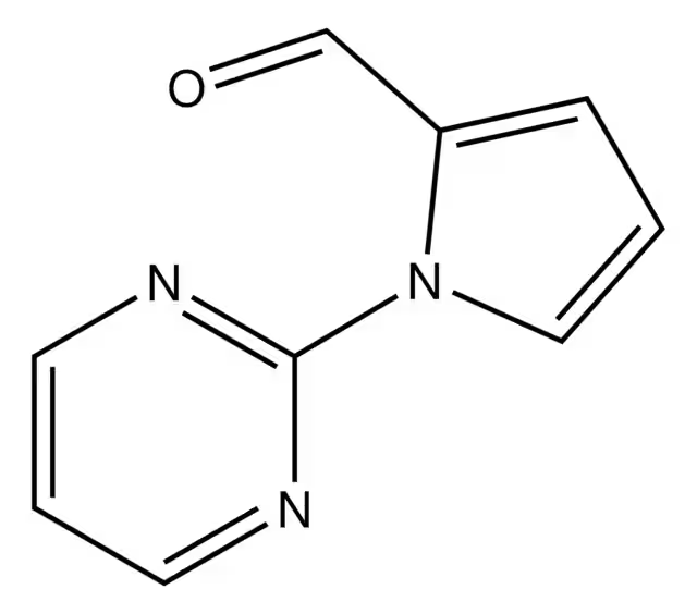 1-Pyridin-2-yl-1H-pyrrole-2-carbaldehyde structure, CAS 383136-44-5