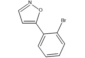5-(2-Bromophenyl)isoxazole structure, CAS 387358-52-3