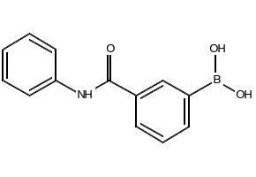 (3-Phenylaminocarbonylphenyl)boronic acid structure, CAS 397843-71-9