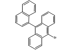 9-Bromo-10-(1-naphthalenyl)anthracene structure, CAS 400607-04-7