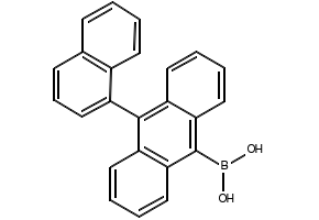 [10-(1-Naphthalenyl)-9-anthracenyl]boronic acid structure, CAS 400607-46-7