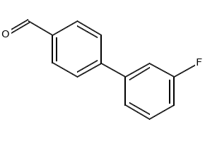 3'-Fluorobiphenyl-4-carbaldehyde structure, CAS 400750-63-2