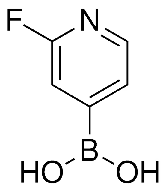 2-Fluoropyridine-4-boronic acid structure, CAS 401815-98-3